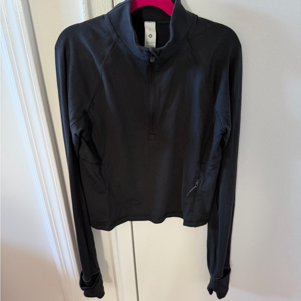 lululemon athletica Black Quarter-Zip Sweatshirt